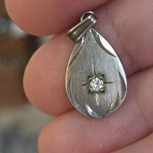 Lamode Pendant Vintage Sterling Missouri Business Professional Award Diamond?